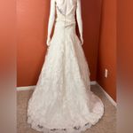 ALLURE ROMANCE Elegant White Lace Wedding Dress Size 2 Photo 6