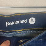 Betabrand womens medium long tall pull on bootcut jeans denim pants blue jegging Photo 2
