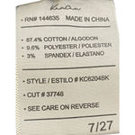 Kancan Women's JeansKC6204BK Gemma Mid Rise Distressed Fringe Hem Black Sz. 7/27 Photo 7