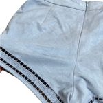 J.O.A. LOS ANGELES HIGH RISE WAIST LIGHT BLUE FAUX SUEDE LINED “HOT PANTS” SHORTS S Photo 2