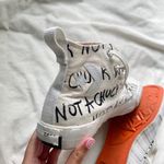 Converse  Chuck Taylor white orange and black high tops Photo 7