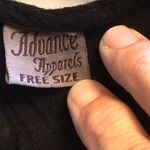 Black and Gold Embroidery & Block Print Sun Dress Free Size Size undefined Photo 4