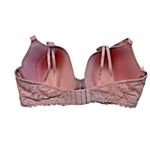 Maurice's *New  Bra Womens 40DD Pink Full Coverage Underwired Lace Light Padding Photo 1