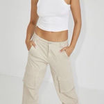 Garage NWT  Remi Straight Utility Outdoor Cargo Pants Tan Beige Khaki Size 7 Photo 0
