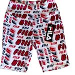 NWT Dotty High Waisted Short Fila Logo All Over Print SZ-S Photo 0