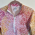 J.Crew ✨ Women’s Pink Orange Cheetah Leopard Rash Guard Small Photo 1