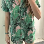 Beverly Hills Palm Leaves PJ Set Photo 0