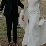 Simple Mermaid Wedding Dress White Size 16W Photo 1