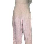 French Connection Barely Pink LULA Stretchy Knit Sleeveless Jumpsuit Size 4 Photo 0