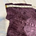 Harley Davidson Women’s  Sz:S Heather Purple Lake Placid Babydoll Graphic Tee. Photo 5