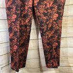 Isaac Mizrahi floral stretch pullover pants with pockets slim leg women size 30W Photo 7