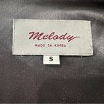 Melody Faux Fur Vest Gray Soft Plush Cozy Layering | Adjustable Waist Size Small Brown Photo 10