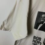 Vintage Y2K Bob Hope Thanks For The Memories T Shirt White XL Extra Large Solid Photo 6