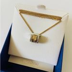 Swavorski SWAROVSKI Yellow Gold Plated
Crystal Necklace#5111960 Photo 0