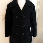 JASON KOLE WOOL PEA COAT WOMENS BLACK  Size PM Photo 1