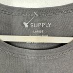 Z Supply Game On Cheeky Tee Charcoal Pink Graphic T Shirt Size Large NWT Photo 3