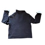 Casual Corner Annex Sports Womens Black Blue Zip Up Collared Sporty Sweater Size L Photo 2