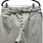 Universal Threads Universal Thread High-Rise Skinny Jeans Size 12/31R Button Fly Beige Photo 8