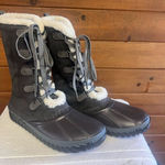 Journee Collection  Women's Flannel Lined Duck Boots Gray Sz 10 NIB Photo 0