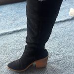 BDG Tall suede boots Urban Outfitters size 9 slouchy but very tall and wide calf zip Photo 6