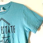 Bella Canvas Real Estate Hottie Blue Short Sleeve Tee, Size L Photo 3