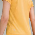 Lululemon  Train To Be Short Sleeve Shirt Mango Dream Size 4 Photo 1