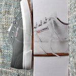 Superga  2750 COTU Classic Unisex Ankle Trainers Sneaker in Gray Dark Sage Photo 0