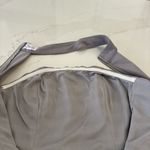 Gray Mini Dress strapless with choker neck Photo 4