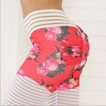 Banded Scrunch Bum Floral Pink Yoga Pants Sexy Size undefined Photo 13
