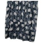 Joie  Dress Womens L Thelen Baltic Swing Trapeze Chiffon High Neck Lined Blue Photo 5