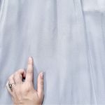 Reformation • Winslow Dress maxi gown Fog grey wrap kimono sleeve bridesmaid Photo 9