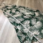 Mikoh  Hamptons Dress palm leaf print maxi womens Green (large) beach vacation Photo 6
