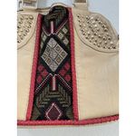 LIONESS Lionel Leather Handbag Bag Purse with Studs and Aztec Design Large Photo 1