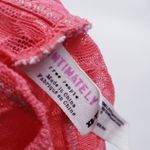 Free People  Intimately Deep Coral Lace Bralette Photo 3