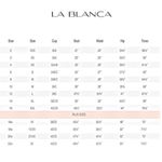 La Blanca  Swimwear Tonal Tidal Striped Tankini Set Blue Cream Size Small | 6/8 Photo 11