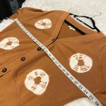 Madewell  Cotton Cardigan Sweatshirt in Tie-Dye Dot Warm Hickory Small Photo 3