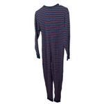 Victoria's Secret Womens Striped Pajamas One piece Sleepwear M Cotton Photo 6