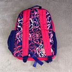 Vera Bradley Pink and Blue Floral Backpack large fit 16” laptop Photo 2
