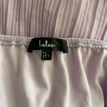 Lulus  Gala Ready Lavender Off The Shoulder Ruffle Midi Dress Photo 3