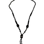 artisan Handmade Elegant Black Onyx and smoky quartz gemstone Necklace Photo 1