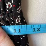 Bleuh Ciel  Floral Black Maxi Elastic Waist Dress Photo 6