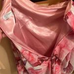 Mac Duggal Ieena for  Floral Print One Shoulder Mini Dress in Pink Multi Photo 6