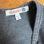 Sundry 2 Jumpsuit Womens Medium Gray Jogger Sleeveless Drawstring Casual Lounge Photo 11