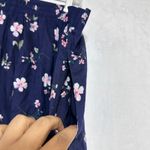 VTG TR Bentley Plus 24 Blue Pink Floral Midi Skirt Summer Resort Cottage Fairy Photo 3