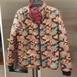 💕MOTHER💕 Two Faced Puffer Jacket Reversible Camo Size L Photo 12