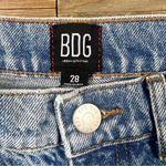 Urban Outfitters NWT UO BDG High Waist Leather Panel Straight Leg Jeans Photo 6