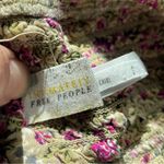 Free People Bralette floral smocked strapless tube womens Beige (medium) boho Photo 2