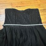 City Chic Black  strapless sequin tulle dress Photo 5