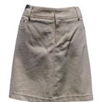 Cache  Denim Gold Metallic Rhinestone Stud Pocket Corners Stretch Skirt NWT $98 Photo 0