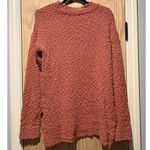 Listicle  Sweater Womens Small Rust Orange Textured Popcorn Cozy Pullover Harvest Photo 4
